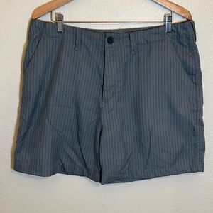 Quiksilver Gray Pin Stripe Shorts